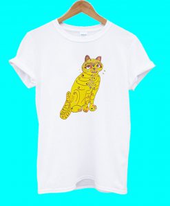 Abba Yellow Cat T Shirt