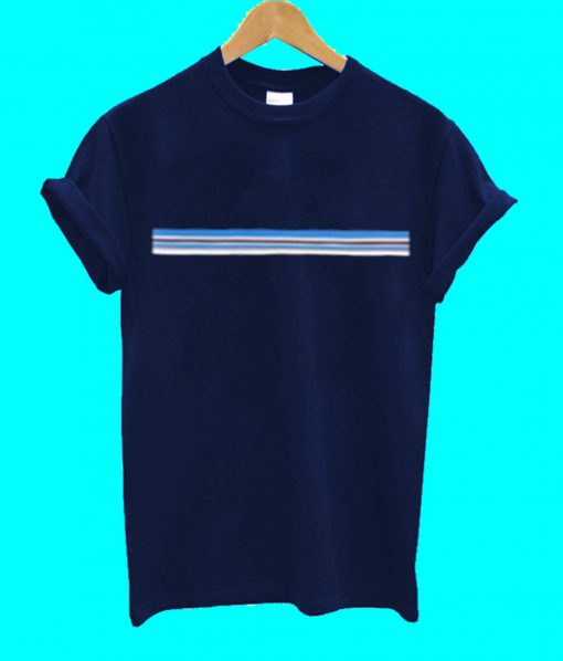 Blue Navy Srtiped T Shirt