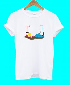 Bumper Car Egg Graphic T Shirt