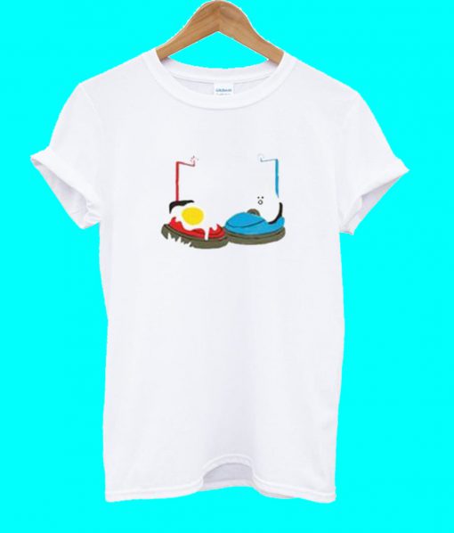 Bumper Car Egg Graphic T Shirt
