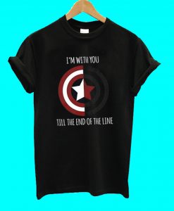 Captain America I'm with you T Shirt
