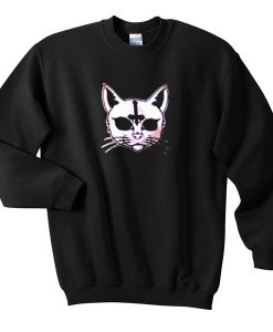Cat Upside Down Cross Sweatshirt