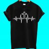Cross Heartbeat 100% Cotton T Shirt
