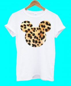 Disney Mickey Mouse Leopard T Shirt