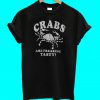 Funny Crabs Are Freaking Tasty Vintage Crab Boil T Shirt