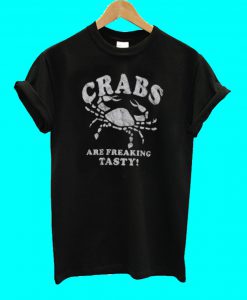 Funny Crabs Are Freaking Tasty Vintage Crab Boil T Shirt