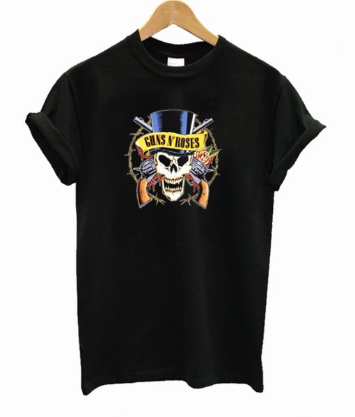 Guns N Roses Headskull Logo T Shirt