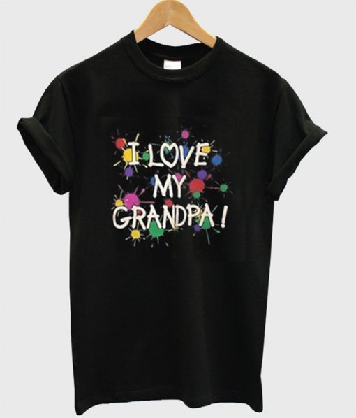 I Love My Grandpa T Shirt