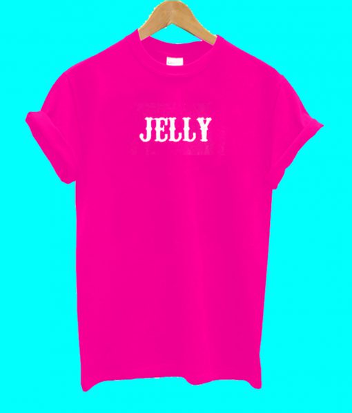 Jelly Font Pink T Shirt