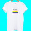 Kiss Whoever The Fuck You Want Rainbow T Shirt