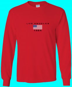 Los Angeles Flag USA 1984 Sweatshirt