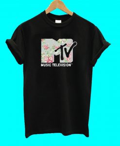 MTV Music Television Floral T Shirt