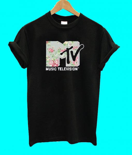 MTV Music Television Floral T Shirt