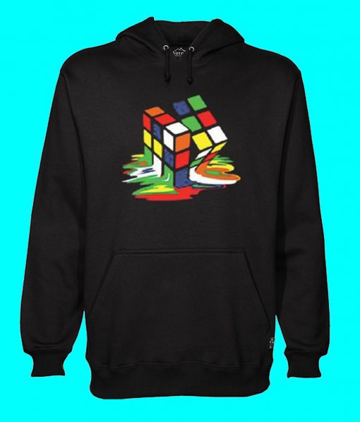 Melting Rubiks Cube Hoodie