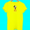Mickey Mouse Gold Yellow T Shirt