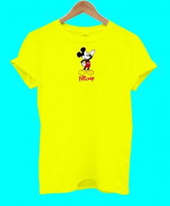 Mickey Mouse Gold Yellow T Shirt