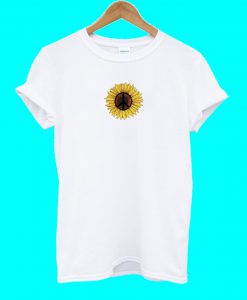 Peace Sunflower T Shirt