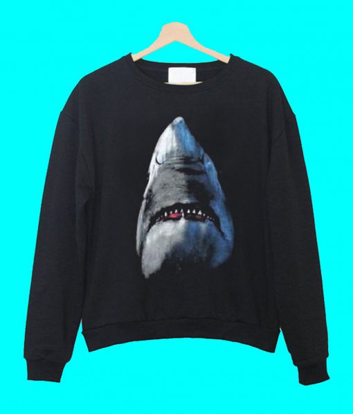 Shark Print Sweatshirt