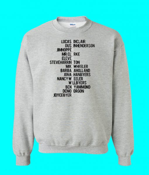 Stranger Things Name Sweatshirt