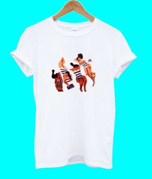 Sunbathing Woman T Shirt