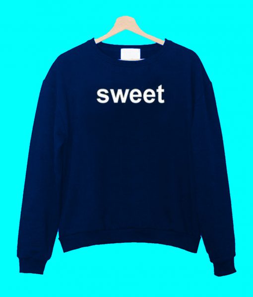 Sweet Navy Color Sweatshirt