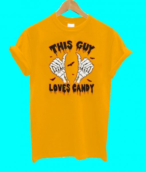 This Guy Loves Candy T Shirt