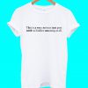 This Is Very Serious Text Post T Shirt
