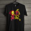 Baby Pikachu Pokemon and Deadpool T Shirt