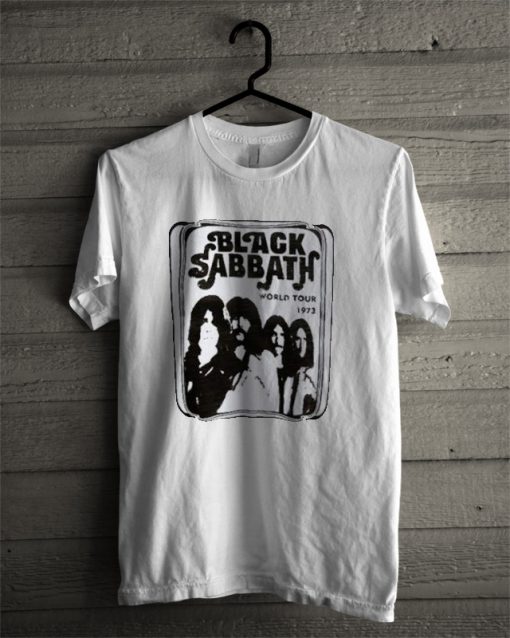 Black Sabbath World Tour 1973 T Shirt
