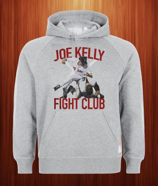 Boston Baseball Red Joe Kelly Fight Club Fan Hoodie