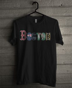 Boston Red Sox New England Patriots Boston Celtics Boston Bruins T Shirt
