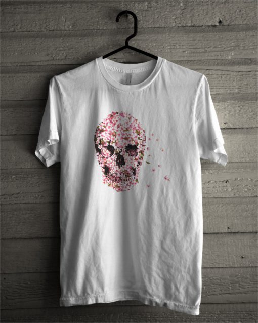 Calavera Skull Flower T Shirt