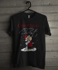 Charlie And Snoopy Christmas T Shirt