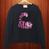 Cheshire Faced Cat Funny Sweatshirt