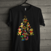 Christmas Pooh Christmas Tree T Shirt