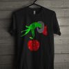 Christmas The Grinch Hand Holding Apple Ornament T Shirt