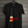Cute Cat And Starry Night T Shirt