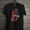 Deadpool Minion Chibi Funny Black T Shirt