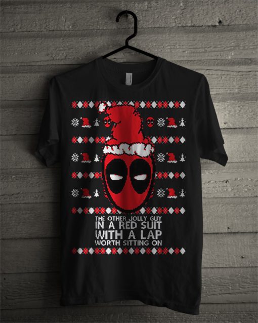 Deadpool The Other Jolly Guy In A Red Suit T Shirt