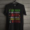Four Main Food Groups Candy Canes Corns Syrup T Shirt