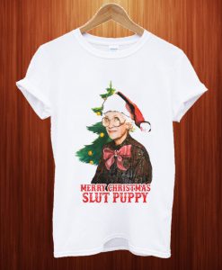 Golden Girls Sophia Petrillo Merry Christmas Slut Puppy T Shirt