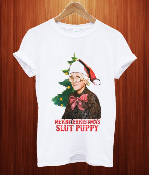 Golden Girls Sophia Petrillo Merry Christmas Slut Puppy T Shirt
