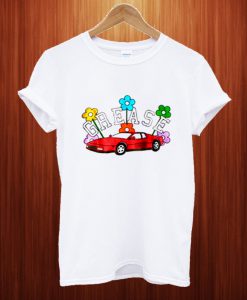 Grease Flower Car T Shirt