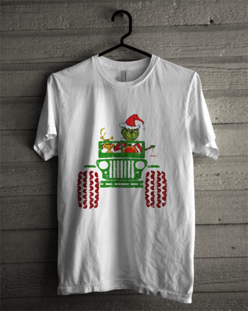 Grinch And Max-Dog Driving T Shirt