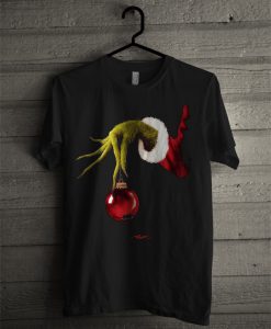 Grinch Hand With Broken Ornament T Shirt