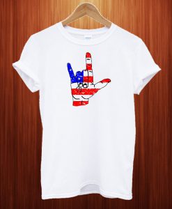 I Love USA T Shirt