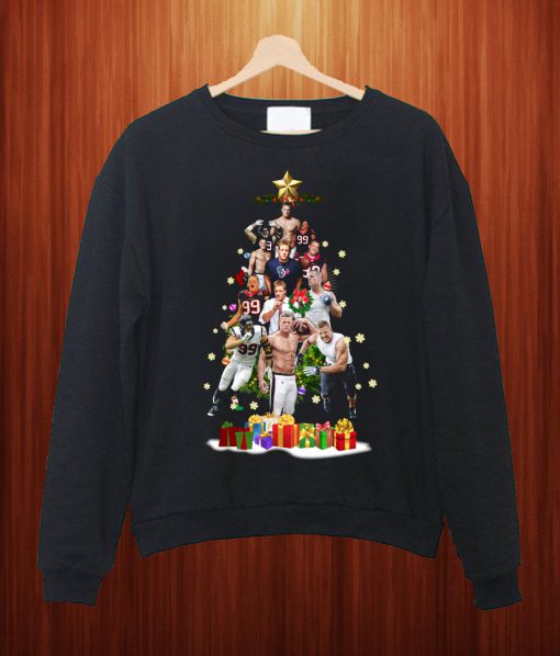 J.J. Watt Christmas Tree Sweatshirt