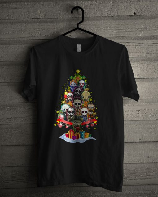 Just Like A Horror Scary Characters Christmas T Shirt