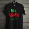 Merry Christmas Jeep Carring Christmas T Shirt