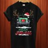 Merry Jeep-mas Funny Reindeer Jeep Driving Christmas T Shirt